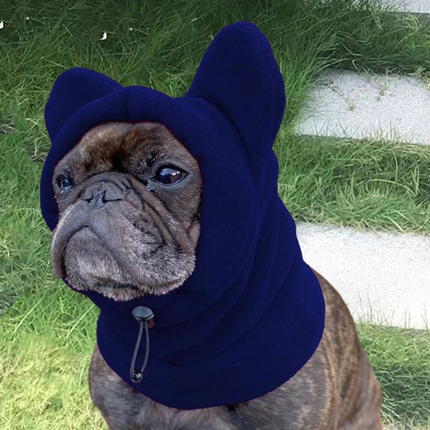 Pet Winter Hat Warm Superfine Fleece Puppy Cap Cute Personality Drawstring Dog Headgear Adjustable Dog Hat Warmth Accessories