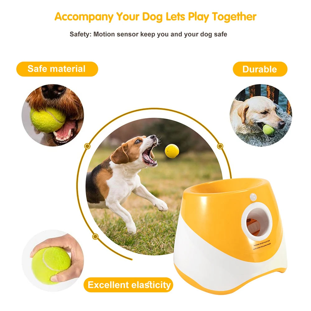 Ball launcher dog Thrower Distance 10-30ft,interacive Dog Toys Tennis Ball Launcher for Small Dogs pet acessorios para cachorro